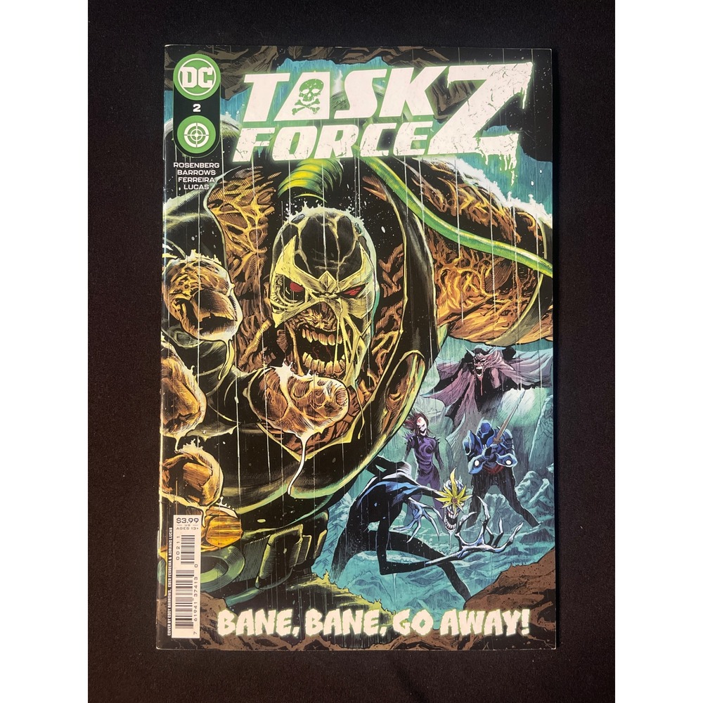 DC‎ Comics Task Force Z #2 2021 Matthew Rosenberg Eddy Barrows Bane Cover